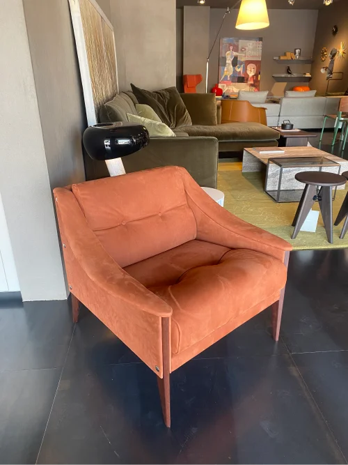 Dezza Poltrona Frau pelle Velvety